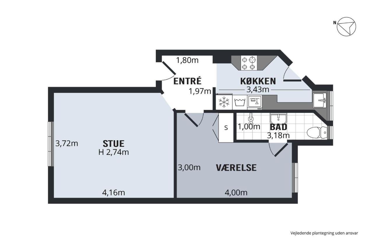 Perfectly Located Cozy Apartment โคเปนเฮเกน ภายนอก รูปภาพ